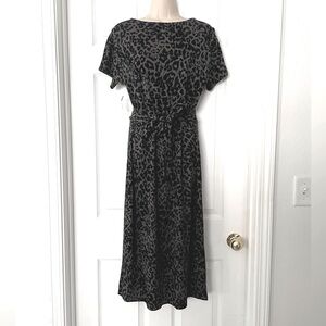Old Navy Leopard Midi Dress